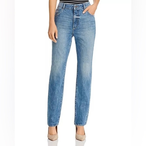 DL1961 High Rise Vintage Straight Jeans in Keller Wash, Size 26 - Picture 1 of 12